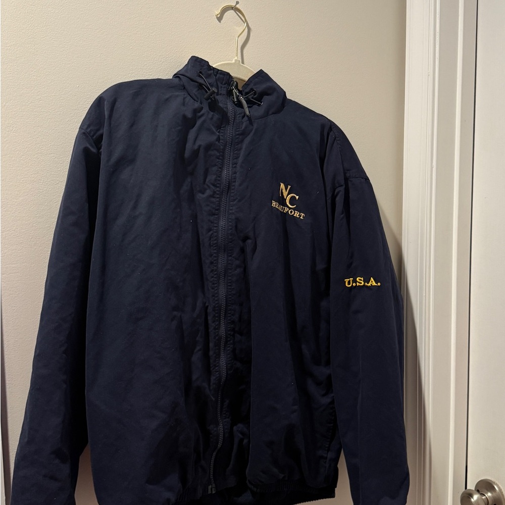 Newport Men's Dark Blue Varsity Jacket